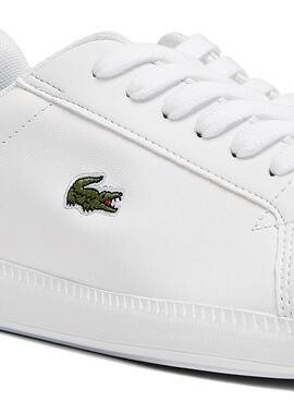 Baskets Lacoste Graduate BL21 Blanc pour Femme