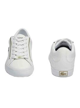 Baskets Lacoste Lerond Blanc pour Femme