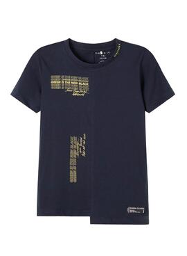 T-Shirt Name It Bandal Bleu marine pour Garçon