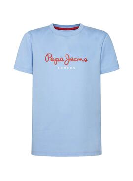 T-Shirt Pepe Jeans Art Bleu pour Garçon