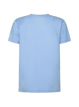 T-Shirt Pepe Jeans Art Bleu pour Garçon