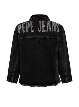 Veste Denim Pepe Jeans Nicole Noire Fille