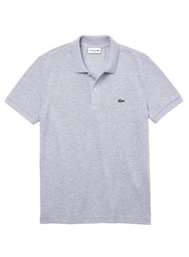Polo Lacoste Basico Gris Hommes