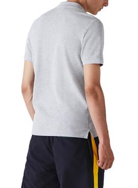 Polo Lacoste Basico Gris Hommes