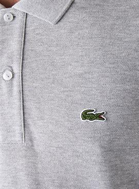 Polo Lacoste Basico Gris Hommes