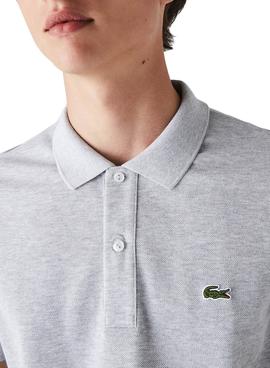Polo Lacoste Basico Gris Hommes