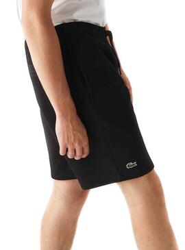 Bermuda Lacoste Sport Tennis Noire pour Homme