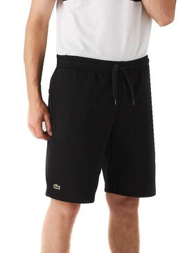 Bermuda Lacoste Sport Tennis Noire pour Homme