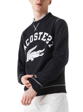 Sweat Lacoste 27 Bleu Marine pour Homme