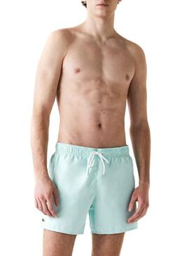 Slip de bain  Lacoste Basic Vert Clair pour Homme