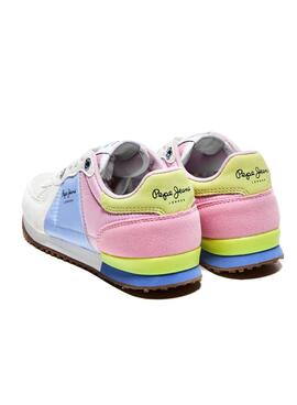 Baskets Pepe Jeans Sydney Blanc pour Fille