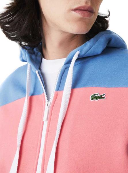 lacoste gilet bleu ciel