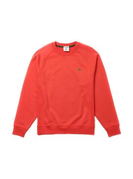 Sweat Lacoste Live Loose fit Rouge Homme Femme