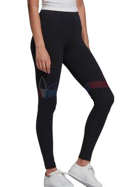 Leggings Adidas Loungewear Noir pour Femme