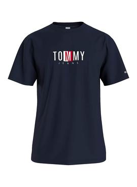 T-Shirt Tommy Jeans Timeless Bleu marine Homme