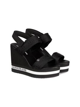 Sandale Calvin Klein Wedge Noir pour Femme