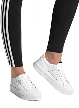 Baskets Adidas Sleek Super Blanc pour Femme