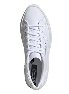 Baskets Adidas Sleek Super Blanc pour Femme
