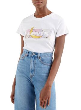 T-Shirt Levis Batwing Dreamy Blanc pour Femme