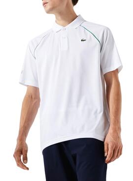 Polo Lacoste Sport x Novak Djokovic Blanc Homme