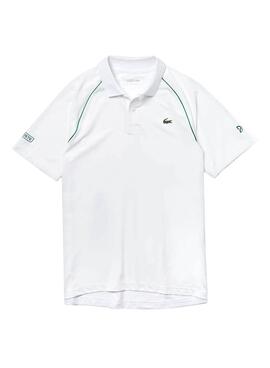 Polo Lacoste Sport x Novak Djokovic Blanc Homme