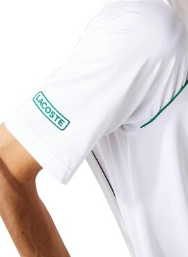 Polo Lacoste Sport x Novak Djokovic Blanc Homme