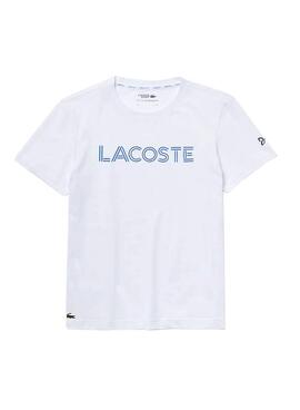 T-Shirt Lacoste x Novak Djokovic Blanc Homme