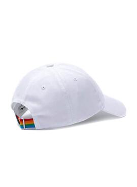 Casquette Lacoste Polaroid Blanc pour Homme