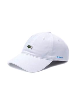 Casquette Lacoste Polaroid Blanc pour Homme