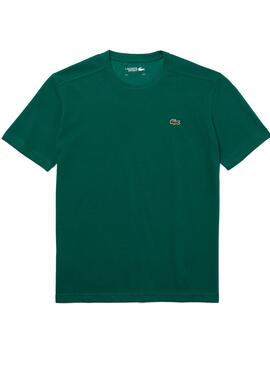 T-Shirt Lacoste Sport Basique Vert pour Homme