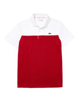 Polo Lacoste Sport Piqué technique Rouge pour Homme