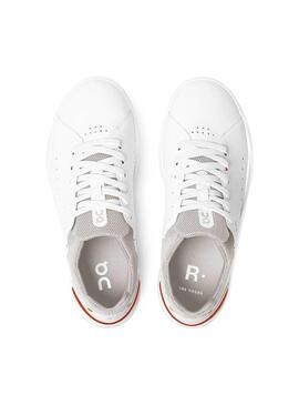 Baskets Sur Roger Advantage Flare Blanc et Rouge Homme