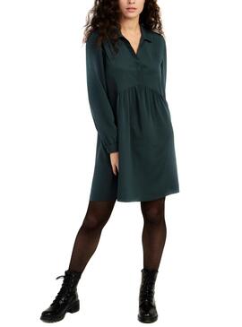 Robe Naf Naf Fores Vert pour Femme