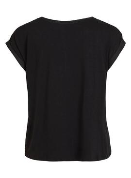 T-Shirt Vila Viellette Noire pour Femme