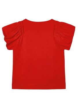 T-Shirt Mayoral Écofriends Rouge pour Fille