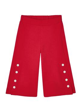 Pantalon Mayoral Culotte Rouge Poppy pour Fille