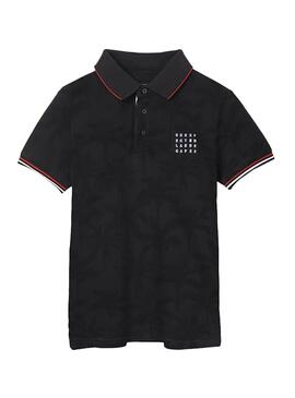 Polo Mayoral Print Noir pour Garçon