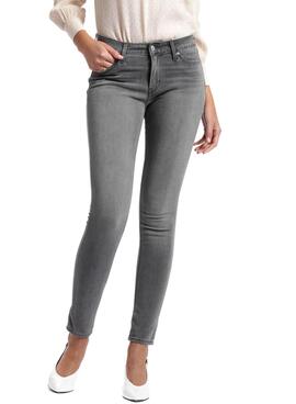 Jeans Levis 711 Skinny Gris pour Femme