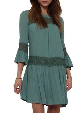 Robe Only Tyra 3/4 Life Vert pour Femme