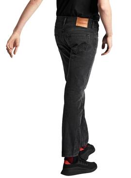 Jeans Levis 501 Original Gris Homme