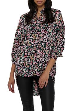 Chemise Only Tamara Loose L / S Noire pour Femme