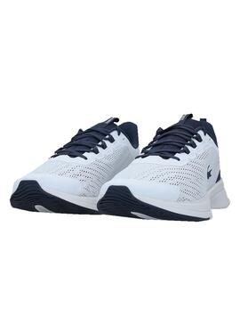 Baskets Lacoste Run Spin Blanc pour Homme