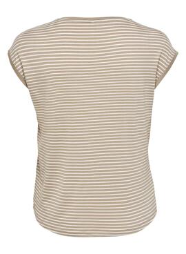 T-Shirt Only Wilma Beige pour Femme