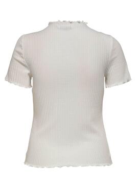 T-Shirt Only Emma Blanc pour Femme