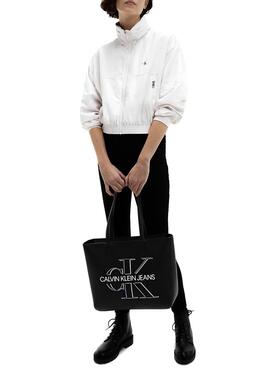 Sac à main Calvin Klein Shopper 29 Glow Noire Femme