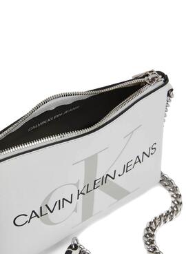 Sac à main Pochette pour appareil photo Calvin Klein Blanc Femme