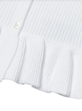 Top Mayoral Canalé Ecofriends Blanc pour Fille