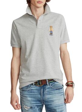 Polo Polo Ralph Lauren Bear Gris pour Homme