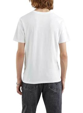 T-Shirt Levis Graphic Crewneck Tee Blanc Homme