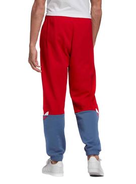 Pantalon Adidas Slice Trefoil Rouge pour Homme